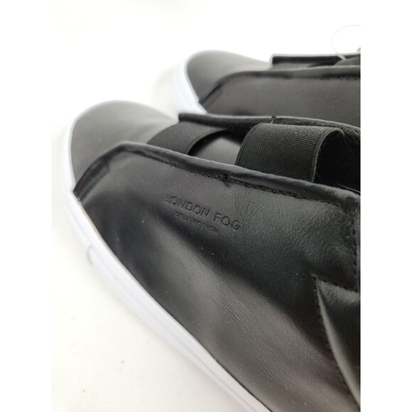 London Fog Francis Low Slip On Mens Size 12‎ Black Loafer Sneakers Casual Shoes - Picture 6 of 8